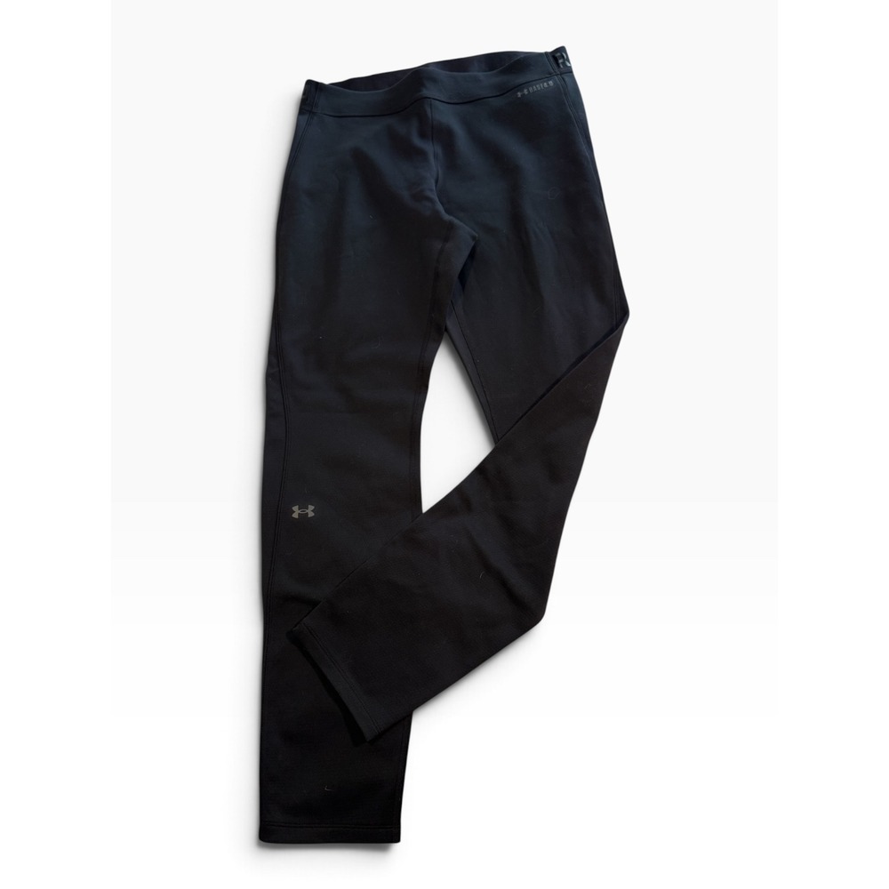 Under Armour Womens ColdGear Base 4.0 Leggings Black Thermal Pants Large 1281014